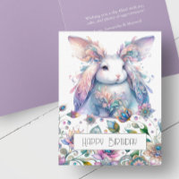 Carte De Voeux Printemps Pour Anniversaire