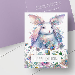 Carte De Voeux Printemps Pour Anniversaire