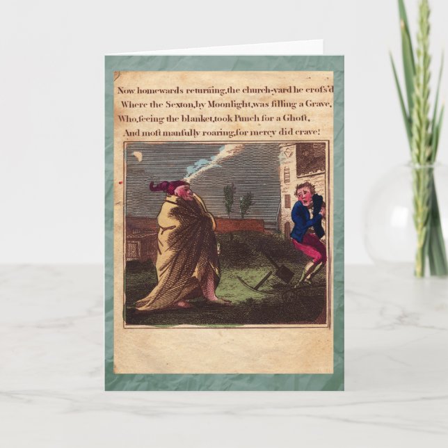 Carte de voeux Punch & Judy Story Plate XII (Devant)