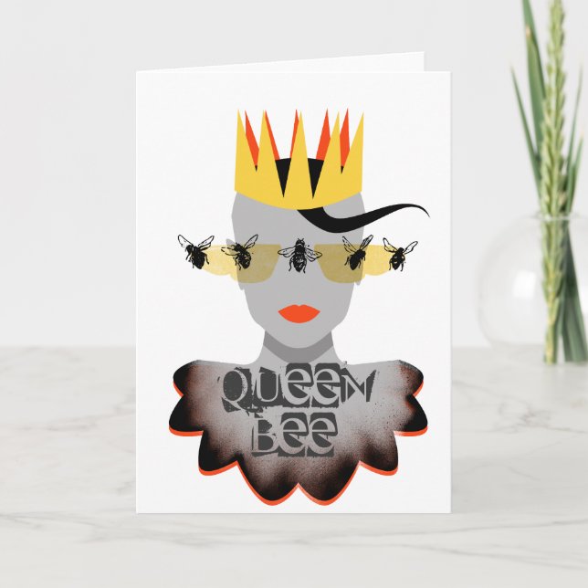 Carte de voeux Queen Bee (Devant)