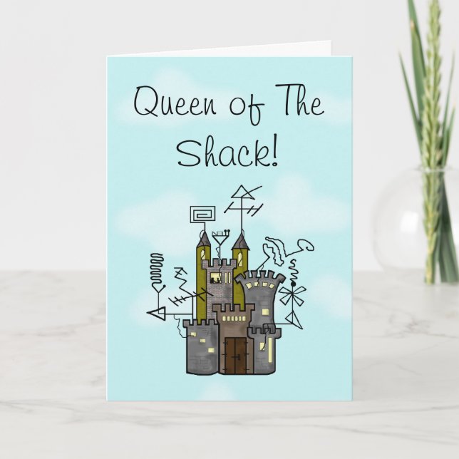 Carte de voeux Queen of The Shack Customisez-la ! (Devant)