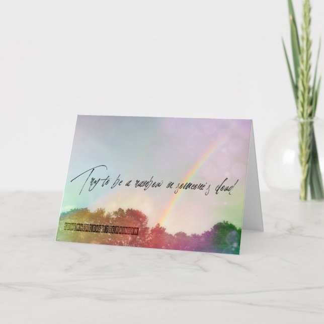 Carte de voeux quelque part (Devant)