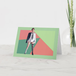 Carte de voeux qui s'intéresse