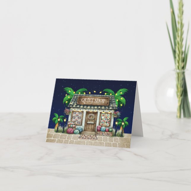 CARTE DE voeux QUILT Shop (Devant)