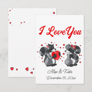 Carte de voeux Raccoon