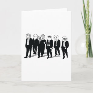 Carte de voeux Rage Gang