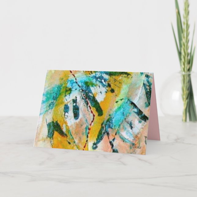 Carte de voeux Rainbow Tracks par Janz (Devant)