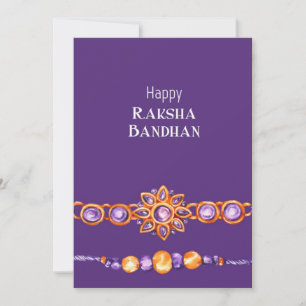 Carte de voeux Raksha Bandhan