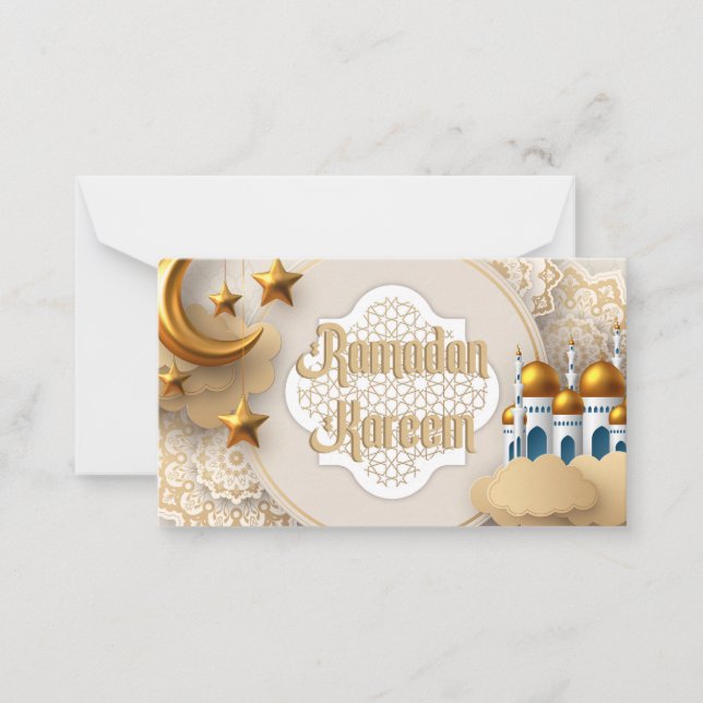 Carte de voeux Ramadan Kareem (Devant)