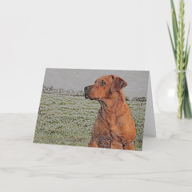 Carte de voeux Red Lab (Devant)
