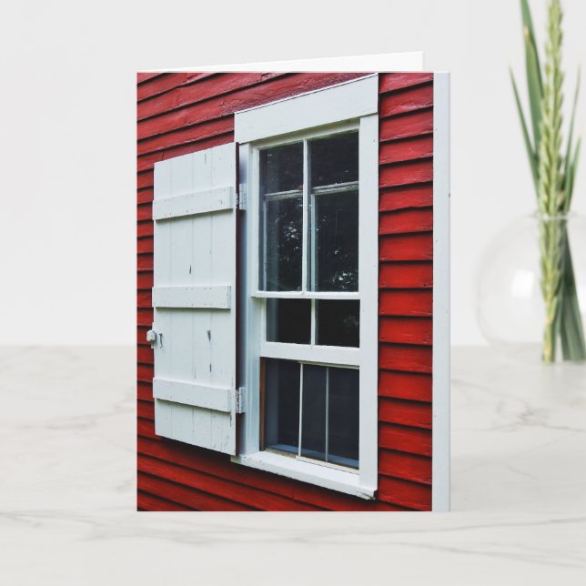 Carte de voeux Red Schoolhouse (Devant)