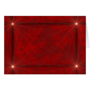 Carte de voeux Red Velvet Starbursts