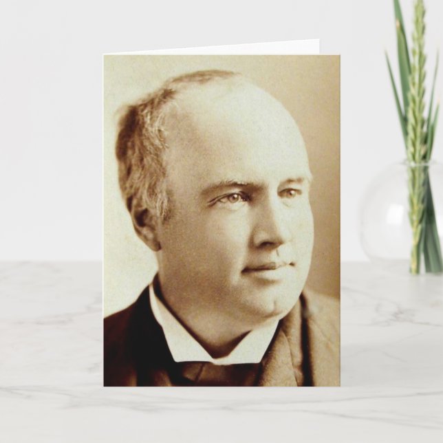 Carte de voeux Robert G. Ingersoll - Vierge à l'in (Devant)