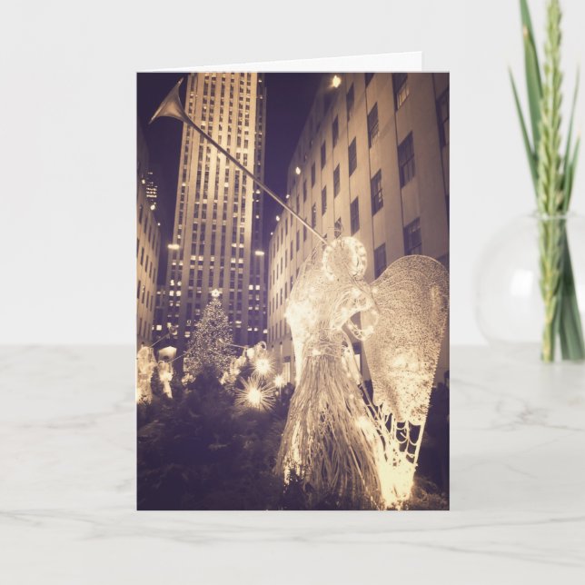 Carte de vœux - Rockefeller Center - NYC (Devant)