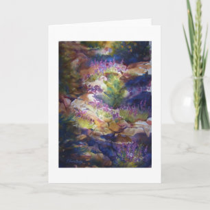 Carte de voeux "Rocks and Lupine"