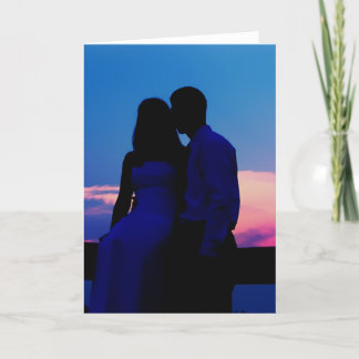 Carte de voeux romantique