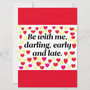 Carte de voeux romantique à toute occasion
