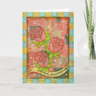 Carte de voeux rose