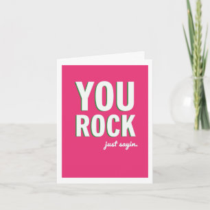 Carte de voeux rose