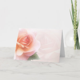 Carte de voeux rose d'aquarelle de Tout-Occasion