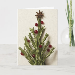 Carte de voeux Rosemary Christmas Tree