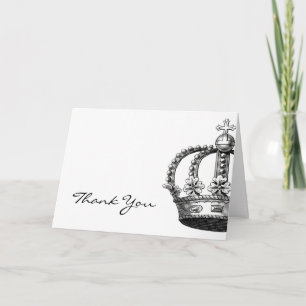 Carte de voeux royale de couronne