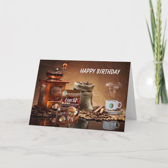 Carte de voeux saine de JOYEUX ANNIVERSAIRE de (Devant)
