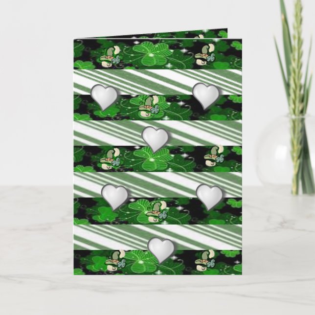 Carte de voeux Saint Patrick's Day (Devant)