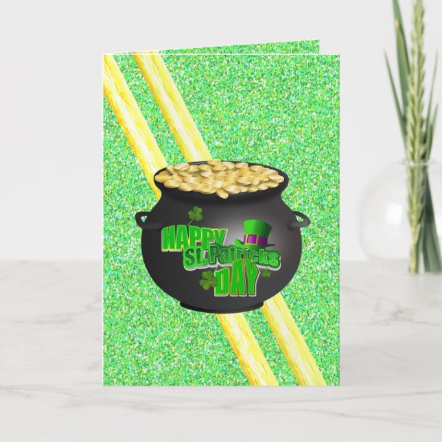 Carte de voeux Saint Patrick's Day (Devant)