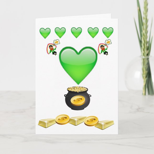 Carte de voeux Saint Patrick's Day (Devant)