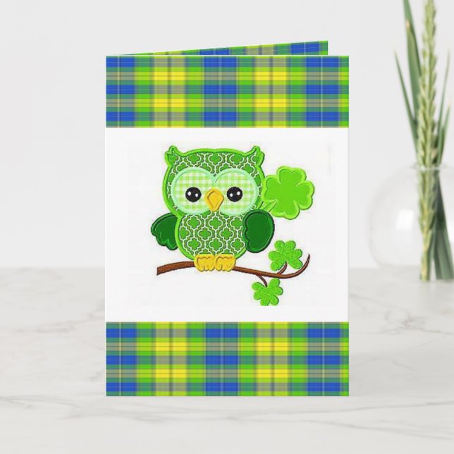 Carte de voeux Saint Patrick's Day (Devant)