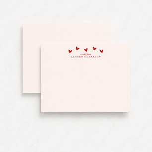 Carte de vœux Saint-Valentin Cœurs Rouges