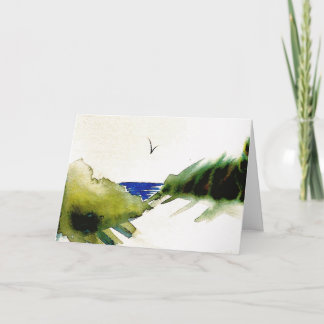 Carte de voeux Sandy Beach