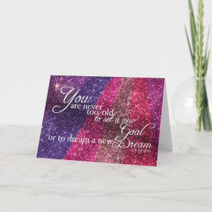 Carte de voeux scintillante inspirée