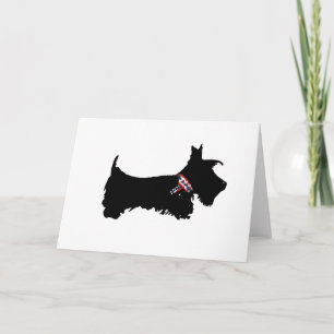 Carte de voeux Scottie Dog