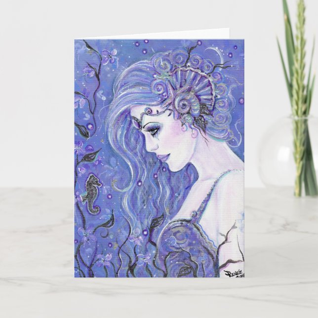 Carte de voeux Seahorse de Renee Lavoie (Devant)