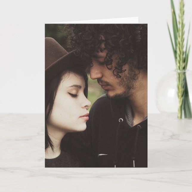 Carte de voeux sentimentale pour lui (Devant)