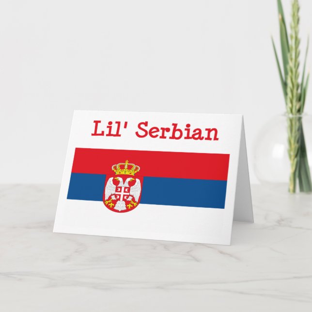 Carte de voeux serbe Lil' (Devant)