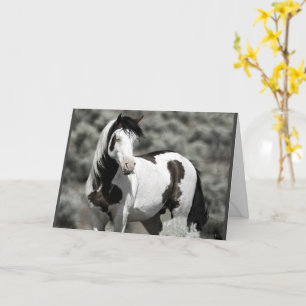 Carte de voeux Shaman pliée