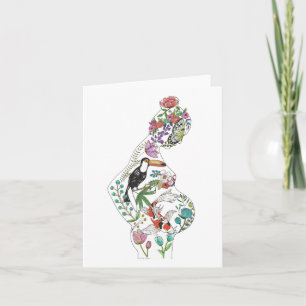 Carte de voeux Silhouette