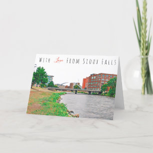 Carte de voeux Sioux Falls Skyline
