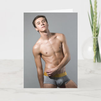 Carte de voeux Slim and Sexy Hot Guy