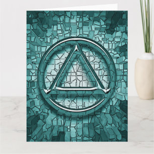 Carte de voeux Sober Sobriety Recovery