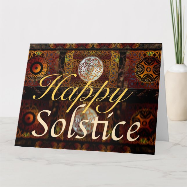 Carte de voeux solstice (Devant)