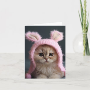 Carte de vœux Some Bunny Cat