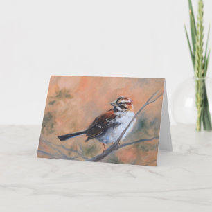 Carte de voeux Song Sparrow Fine Art