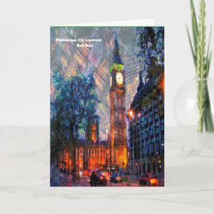Carte de vœux Souvenirs de Londres