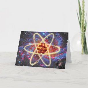Carte de voeux Spacey atomique