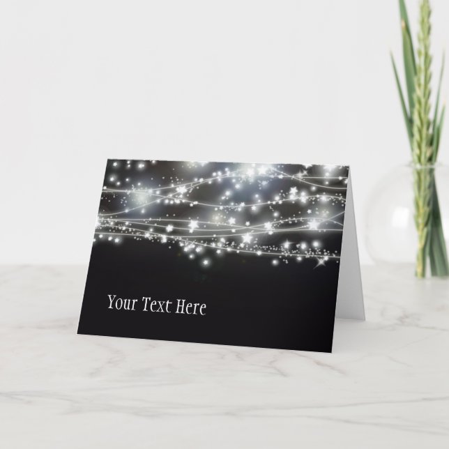 Carte de voeux Sparkling Stars (Devant)