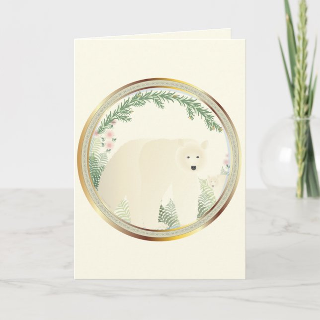 Carte de voeux Spirit Bear (Devant)